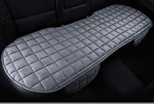 HONCENMAX Lange Rücksitz Sitzauflage Auto Sitzkissenbezug Auto Innensitzbezüge Auflage Matte rutschfest/Weich - [Ohne Rückenlehne] - 1 Packung Rücksitzabdeckung