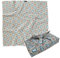 Produkttitel: FabRap Furoshiki Fabric Gift Wrap, wiederverwendbar einseitig Stoff wickeln, in lebendigen Teal und Cherry Indian Floral Print, perfekt für Geschenke und andere Zwecke