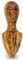 Exprimidor manual de madera de olivo. Utensiliio de cocina para exprimir diferentes cítricos manualmente. fabricado artesanalmente en España (13 cm)