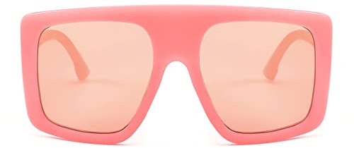 FEISEDY Sonnenbrille Übergroß Quadratisch Wraparound B5040