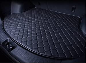 Auto Kofferraummatte Kofferraumwanne für Honda Crv 2017-2021 (upper), Leder Antirutschmatte Wasserdicht Kratzfest Kofferraummatten Kofferraum Schutzmatte