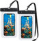 CNMTCCO Waterproof Phone Pouch, 2 Pack IPX8 Universal Swimming Underwater Waterproof Phone Case with Lanyard for iPhone 16 15 14 13 Pro Max Xs Max XR XS X Samsung S21 S22 S23, Up to 7 Inch (Clear)