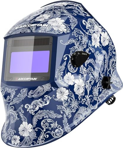 ARCCAPTAIN Schweißhelm Schweißmaske Automatischer Verdunkelung für TIG MIG ARC, 1/1/1/1 Top Optische Klarheit, Ultra-Leicht Schweißhelm Automatische Abdunkelung