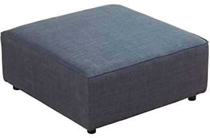 SWEET SOFA® - Sofá Modular Personalizable Craft, con módulos y Puffs combinables (Puff, Gris)
