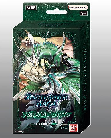 Battle Spirits Saga: Starter Deck [ST05] Verdant Wings | Trading Card Game | Ages 6+ | 2 Players | 20-30 Minutes Playing Time