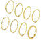 Adramata 8Pcs Gold Ringe für Damen - Edelstahl Einfaches Stapelbare Knöchelringe 14 Karat Vergoldet Set Minimalistisch Fingerring Boho Daumenring Frauen