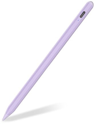 TQQ Penna Compatibile con Apple iPad 2018-2025, Sensibile all'Inclinazione &Rifiuto del Palmo, Stylus Pencil per iPad 11 A16/10/9/8/7/6,Pro 11/12.9,Air 3/4/5/M2/M3,Mini 5/6