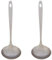 Fackelmann 40692 Louche de Cuisine INOX, louche, louche de Cuisine, louche INOX, ustensile de Cuisine, Acier Inoxydable, Argent, Gris, 28 cm, 29 x 9 x 8,5 cm (Lot de 2)
