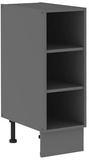 Küchen Unterschrank Regal 30 cm Küche Nessa, Scandi, AVA AR, Old Style, Luna