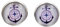 Stechschmuck Ohrstecker Handmade Ohrclips Ohrklemmen Anker Rockabilly Maritim Kompass Silber Farben Damen Kinder Kitsch Kawaii 1 Paar Größe Wählbar (Ohrclips 12mm)