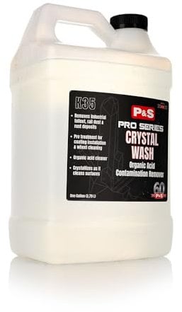 P & S Professional Detail Products Iron Remover & Fallout Cleaner, Removes Rust Deposits, Industrial Contaminants & Road Fallout, Safe on Paint, Glass & Wheels