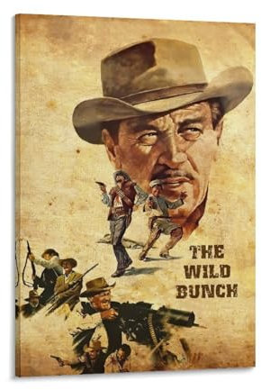 REDCHAMBER Film-Set in Mexiko, The Wild Bunch Poster, Wandkunst, Bild, Malerei, Poster, Poster, Kunstwerke, Raumdekoration, 50 x 75 cm