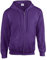TICTEX Felpa con Cappuccio Unisex | Giacca in Pile Misto Pesante per Uomo e Donna | Giacca in Felpa con Cappuccio e Cerniera | Giacca Estiva Leggera | Purple, XL