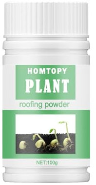 Poudre d'enracinement pour Boutures, Hormones de Bouturage Poudre, Stimulateur Racines d'engrais, Poudre d'enracinement Succulente, Enracinement RapiPour Les Poudre Croissance 100g