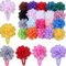 Fermaglio per Capelli, 20 Pezzi Mollette per Capelli con Fiori in Chiffon, 7 cm Multicolore Fermagli per Boutique, Accessori per Forcine per Neonati, Ragazze, Donne, Bambini