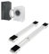 Base Lavatrice con Ruote, Carrello Lavatrice Regolabile Rotelle per Spostare Mobili con Freno per Lavatrice, Asciugatrice, Frigorifero - Capacità di Peso 200 kg Lunghezza 40-69 CM (Bianco)