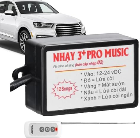 Car Horn Controller, Speaker Tuner Controller, Electric Horn Control Unit, Customizable Car Horn, 8 Sound Effects Horn, Vehicle Sound Control, SUV Horn Controller, Truck Horn Tuner