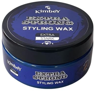Kimbey Hairwax Extra Strong 150 ml | Starker Halt & natürliche Flexibilität | Für müheloses Styling und gesunden Glanz | Leichte, nicht fettende Formel | Ideal für kurzes bis mittellanges Haar