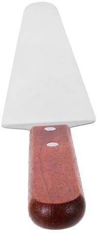 SHOWERORO 3St Pizzaspatel Backspatel Kochen Tortenheber Utensil Grillflosse Teig Spachteldreieck käse messer pizzaschneider Silberfarben gemüseschaufel Pizzamesser kuchen Backschaufel Bambus