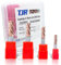 TJR Lot de 4 fraises en carbure de tungstène Uni Mill (6/8/10/12 mm) – Fraises en carbure à micro-grains avec revêtement TiAlN pour acier, acier inoxydable, fonte – Fraisage CNC, coupe de précision