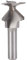 Lock Gehrungs-Fräser für Holzbearbeitung, Einzeldurchgangsformung mit Präzisen Kanten, 1/2-Zoll-Schaft R18 für 10–20 Mm Holztüren, Massivholz, Hartholz, Spanplatten, MDF usw.