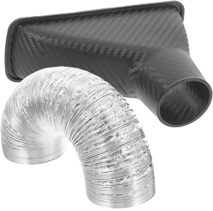 iplusmile Luftansaugkanal Aus Abs Für Autos Lüftungskanal Für Vordere Stoßstange Luftkanal Für Motorhaube Abdeckung Für Luftansaugkanal Zubehör Für Verbesserte Motorleistung Und Kühlung