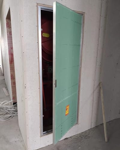 Trampilla Pladur Panel de Acceso Oculto a La Pared Interior, Puerta de Plomería Empotrada para Inspección, Trampilla de Servicio, Tapa de Orificio Para Paneles de Yeso Pintable, Puerta del Ático(27.5x