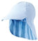 Next Bébé garçon Chapeau de Bain protège-Nuque bébé 100% Coton Rayures Bleues 6 Mois