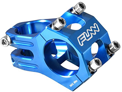 Funn Funnduro MTB Stem with 35mm Bar Clamp - The Ultimate Ultralight and Tough Alloy Bicycle Stem for Mountain Bike and BMX Bike, Length 45mm stem (Blue)