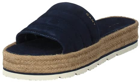 GANT FOOTWEAR Damen Cape Coral Plateausandalen, Blau (Marine G69)