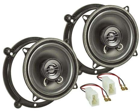 tomzz Audio 4003-007 TA13.0-Pro Lautsprecher Einbau-Set kompatibel mit Audi A3 8L 1996-2004 Tür vorne 130mm Koaxial System