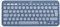 Logitech K380 Multi-Device Bluetooth Tastatur für Mac, Einfaches Umschalten zwischen bis zu 3 Geräten, Scissor-Tasten, 2 Jahre Batterie, macOS, iOS, iPadOS, Deutsches QWERTZ - Blau