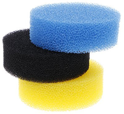 Rtengtunn Spugna Filtro di Ricambio per Secchio Filtro per Acquario Esterno HW-602 / HW-602B