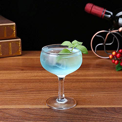 CXK Crystal Martini Cocktail Cup Margaret Crystal Glass Champagne Drinkware Bar Party Wine Cup,D