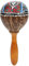 Holz Maracas Sand Hammer Kokosnuss Shell Art tragbares Handspielzeug für Kinder Musikinstrument Zubehör(Hölzern) Schlaginstrumente