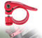 Yosoo Quick Release Bicycle Seatpost Clamp, 31.8mm Aluminium Alloy Bike Seat Post Clamp Seatpost Collar(Red)
