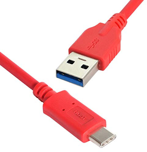 xiwai Cavo dati OTG USB 3.1 tipo C maschio USB-C host a USB 3.0-A maschio standard USB 3.0-A cavo dati 30 cm per telefono portatile (1 m)