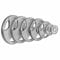 Chase Fitness TRI-GRIP Cast Iron 2 Olympic Disc Weight Plates 2.5KG - 20KG (10kg x 2)