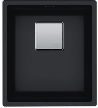 Franke Kubus 2 KNG 110-37 - Fregadero de granito (125.0627.320), color negro mate