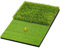 SAPLIZE 23 x 16 Foldable Golf Hitting Mat, 2-in-1 Golf Turf Grass Mat, Rough and Fairway for Hitting, Chipping and Putting Golf Practice and Training Mat for Indoor/Outdoor