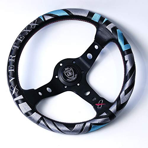 Sportlenkrad Vertex-Art 13inch echtes Leder Drift Sport Lenkräder