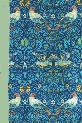 Lined Notebook | Bumper 200 lined pages | William Morris Design Notebook | 6” x 9” | Perfect Gift | Designer Stationary