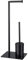 Sealskin Tube Stand WC-Garnitur 3 in 1, mit Toilettenpapierhalter und Toilettenbürste sowie Reserverollenhalter, freistehender Toilettenbutler aus Metall, Schwarz