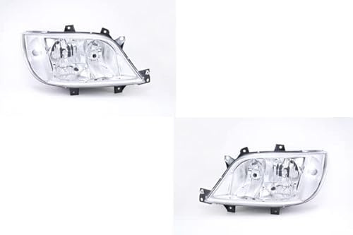 Johns, Scheinwerfer Halogen passend für Mercedes Sprinter 901 904 02-06 H7 H3 Set