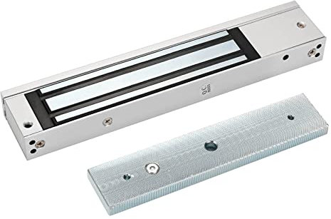 Verrou magnétique électrique 280 kg force de maintien électromagnétique 12 V Mode NC Porte simple pour système de contrôle d'accès