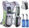 Azarxis Mochila de hidratación de 5 L 5.5 L para correr, mochila ligera ajustable para hombres y mujeres, ciclismo al aire libre, carrera, maratón, senderismo, ciclismo (gris,mochila de 5.5 L)