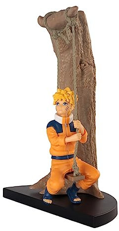 Banpresto Figura Statua Uzumaki Naruto Bambino 20° Anniversario BP19133 - Altezza 10cm - Multicolore