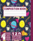 Lefty Notebooks Wide Ruled: Left Handed Writing Notebook | 7.5 x 9.25 | 120 pages | Space Pattern 8