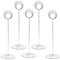 Srvnpioy Lot de 12 Porte-Cartes de Table pour Mariages, 22cm, Argent, Porte Numéros de Table, Porte Noms, Porte Photo, Supports de Numéro de Table, Support Photo Carte Menu pour Fête, Noël