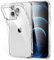Oprimio Crystal Clear Case for iPhone 12/12 Pro, Silicone, Ultra Thin, Clear, Shock-Absorbent, Drop Protection